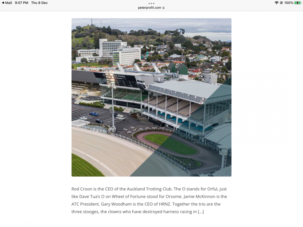 ATC developments Harness Cafe RaceCafe NZ's Premier Racing Community