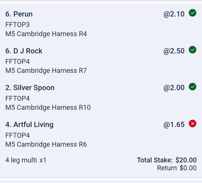 Friday Harness Cambridge Tips Harness Cafe RaceCafe NZ's Premier