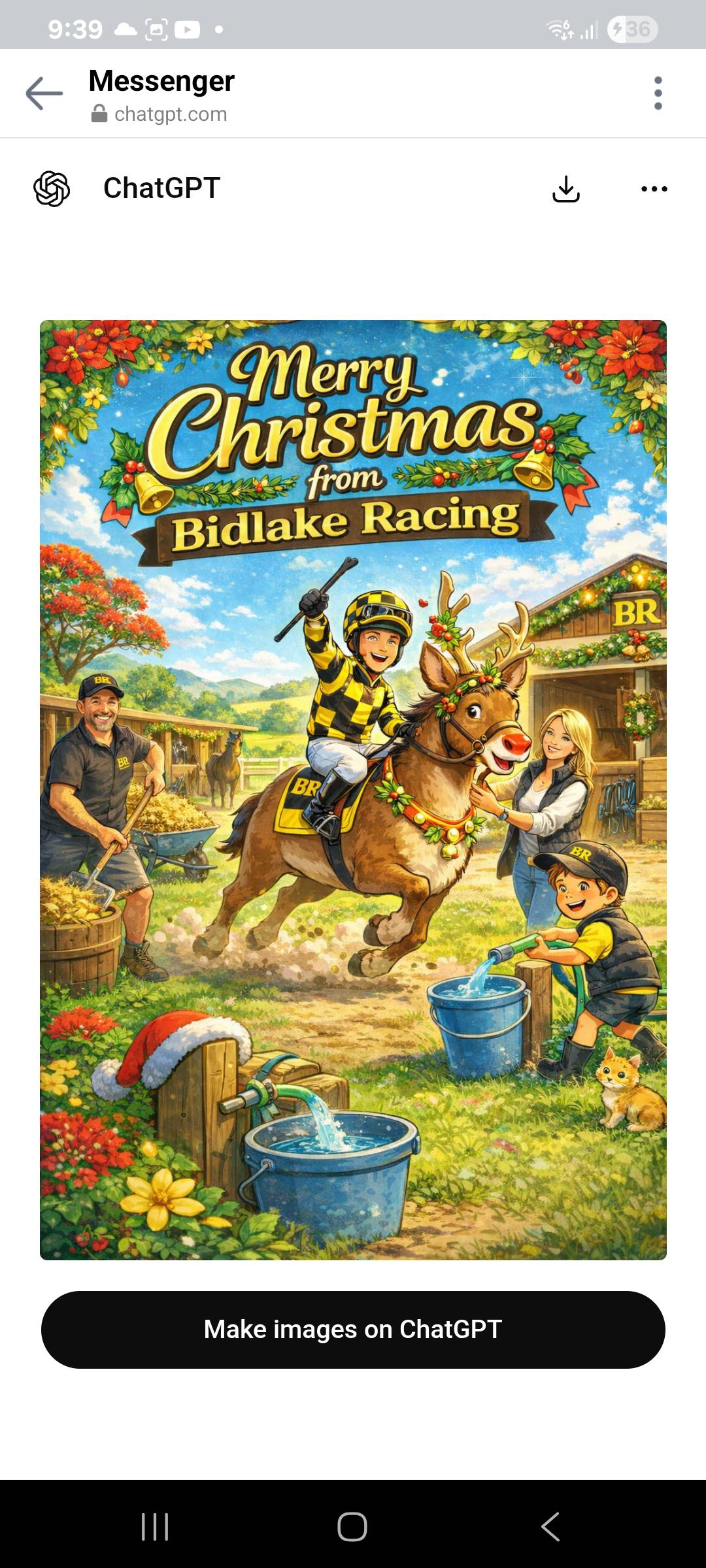 Merry Christmas Racing Merry Christmas To All RaceCafe Members and Friends - Thoroughbred Cafe ...